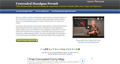 Desktop Screenshot of concealed-handgun-permit.com
