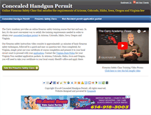 Tablet Screenshot of concealed-handgun-permit.com